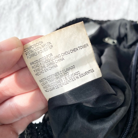 David Jones Bags David Jones Black Crocheted Crossbody Bag Poshmark